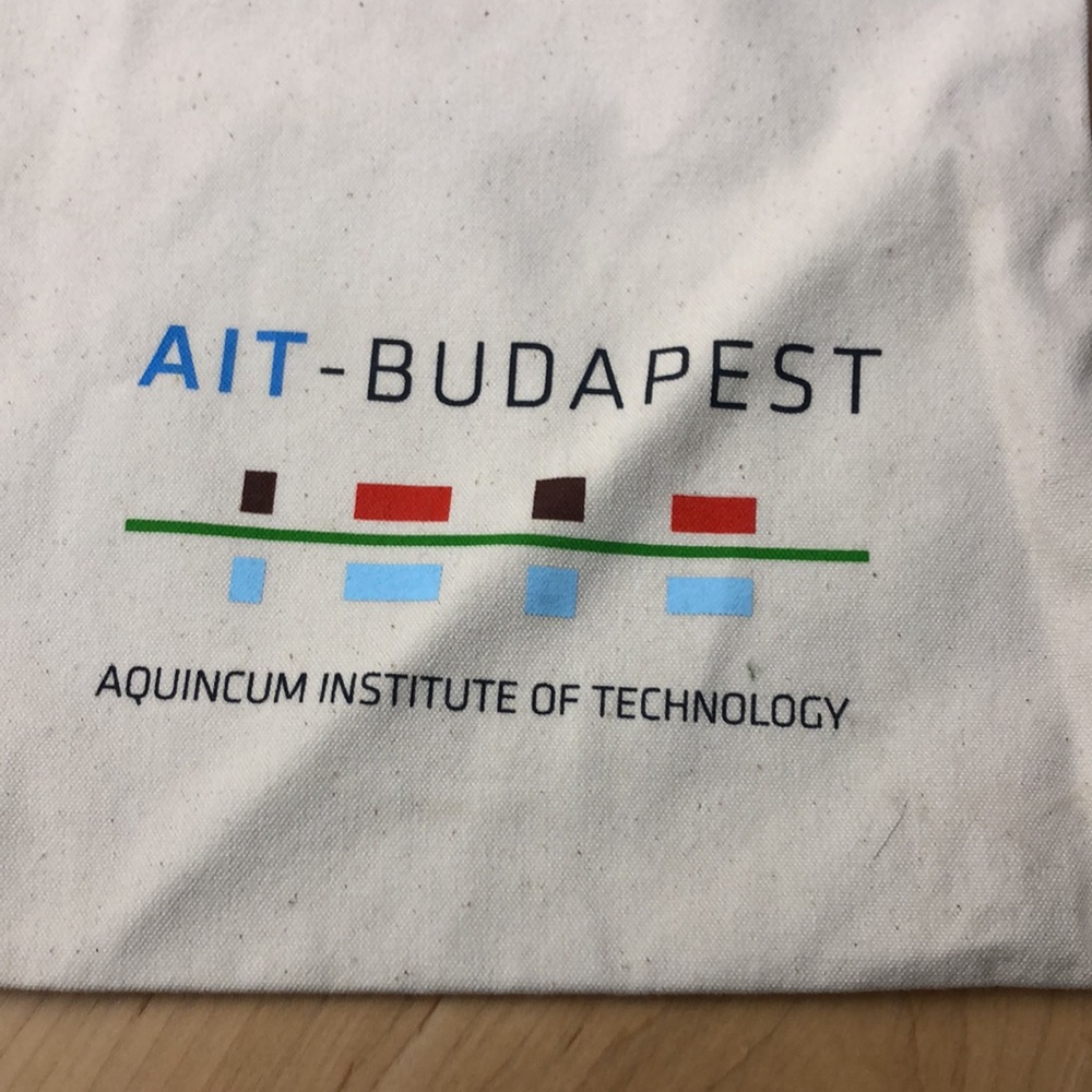 AIT - Budapest Aquincum Institute of Technology 100% Organic Cotton Tote Bag - Picture 3 of 9
